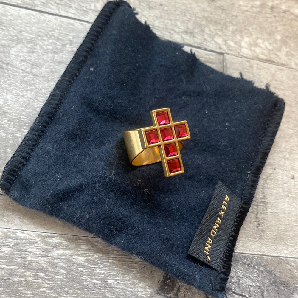 Alex and Ani Cross ring